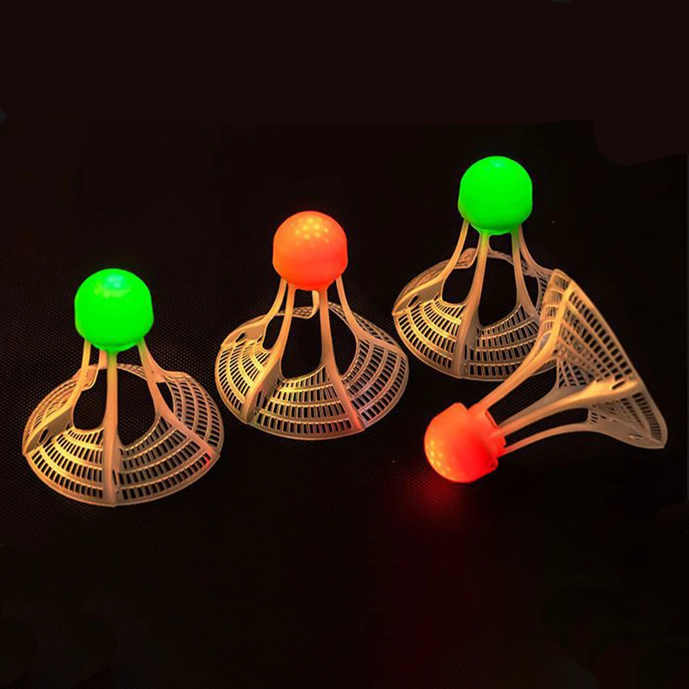 Glow-In-The-Dark Windproof Bad - Feather Shuttlecock ulasan dan harga