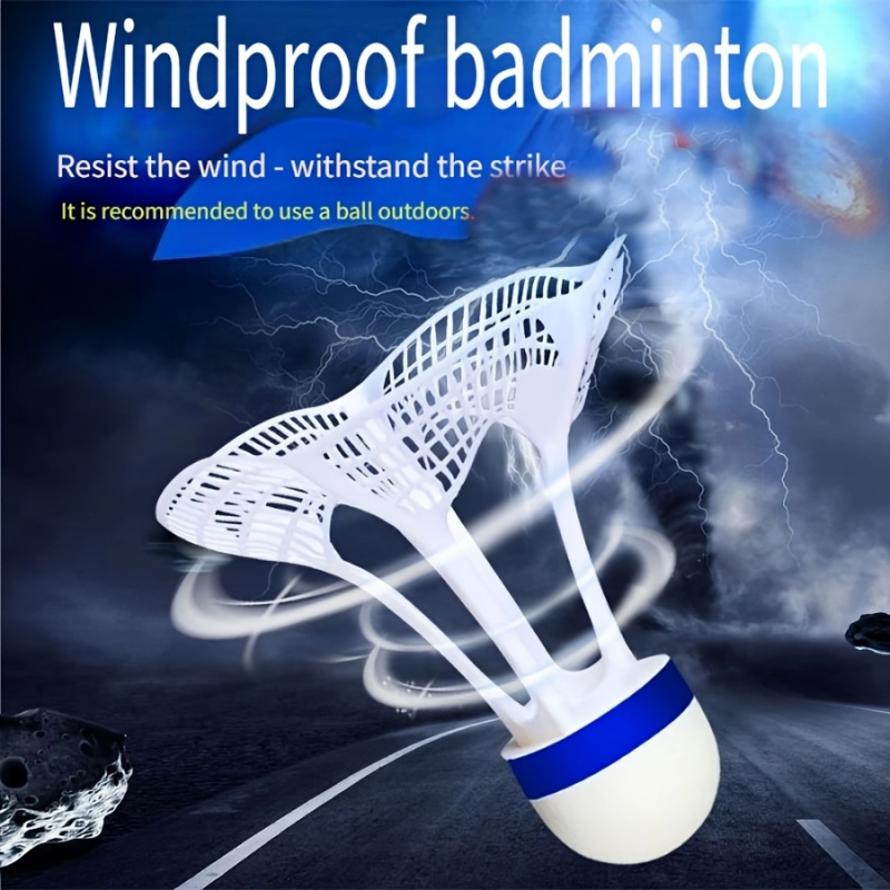 10pcs Wind-Resistant Badminton - Feather Shuttlecock ulasan dan harga