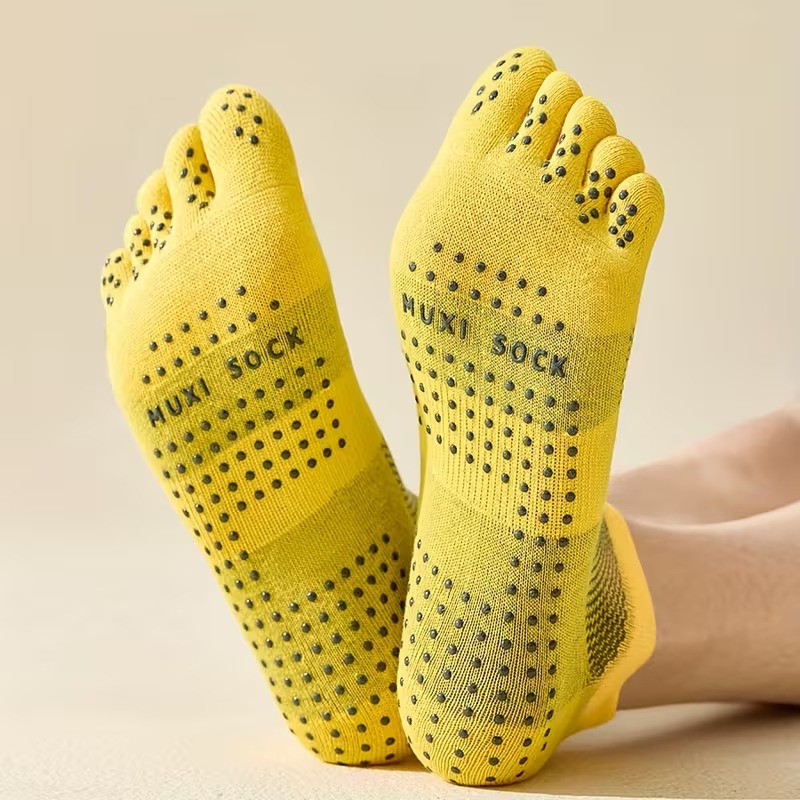 Men's 3-Pair Toe Socks Anti-Sl - Sports Grip ulasan dan harga