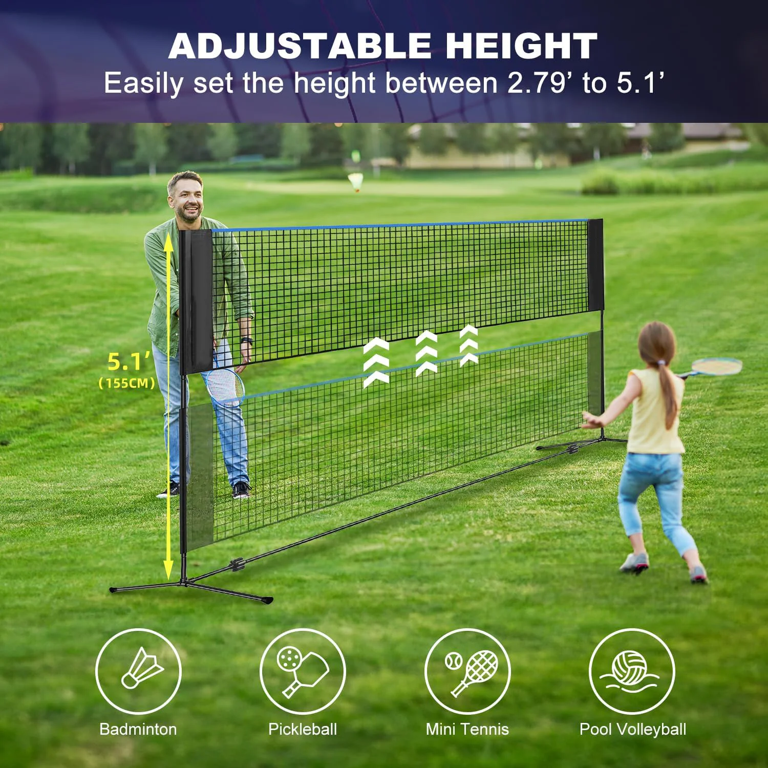 Height Steel 10FT Multi Sport  - Badminton Bag ulasan dan harga