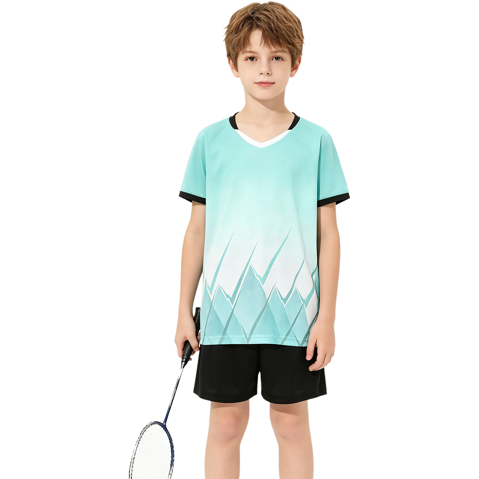 Unisex Kids Quick-dry Badminto - Badminton Jersey ulasan dan harga