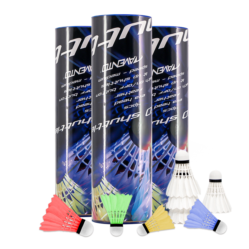 Welkin 4 Pcs Dark Night Colorf - Feather Shuttlecock ulasan dan harga