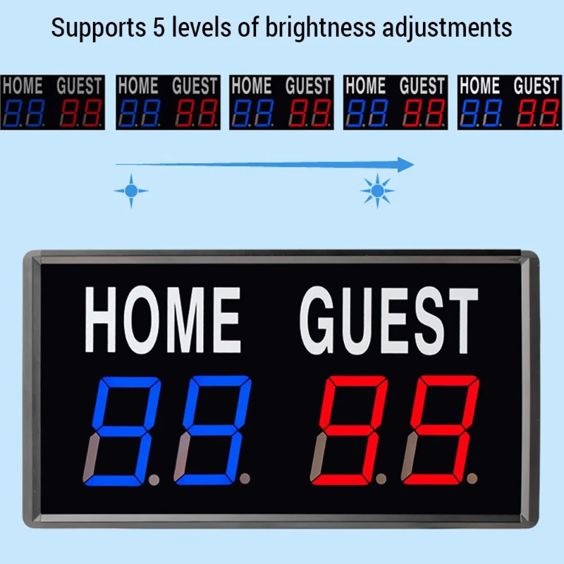 4-Digit LED Electronic Scorebo - Scoreboard Digital ulasan dan harga